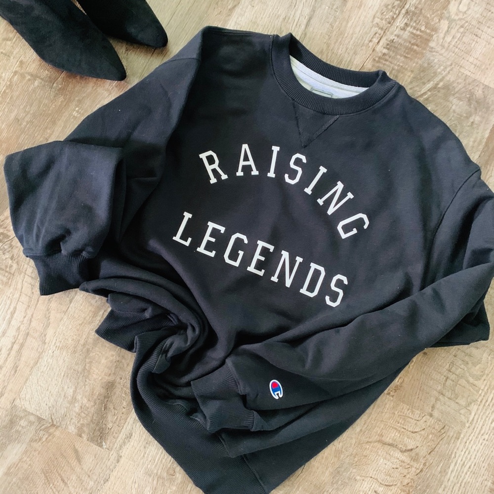 Raising legends champion sweaters